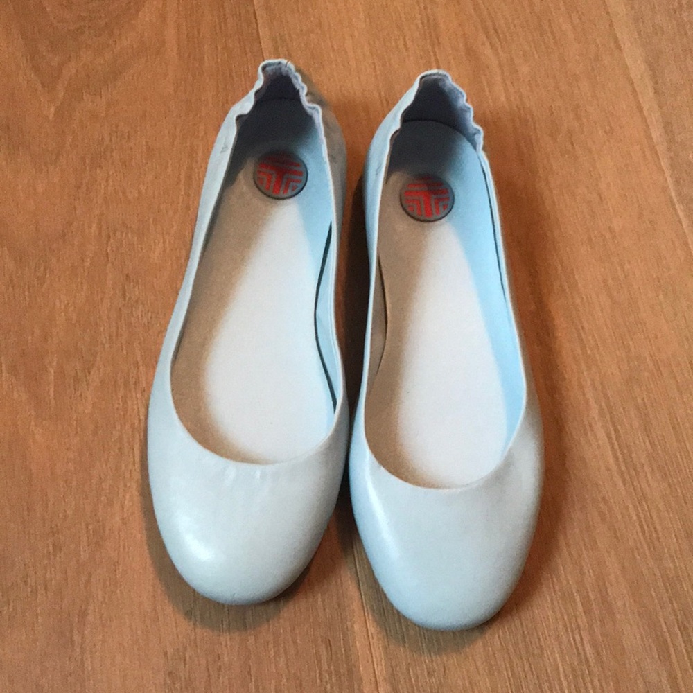 Tory Burch Light Blue Ballet Flats - Never Worn!